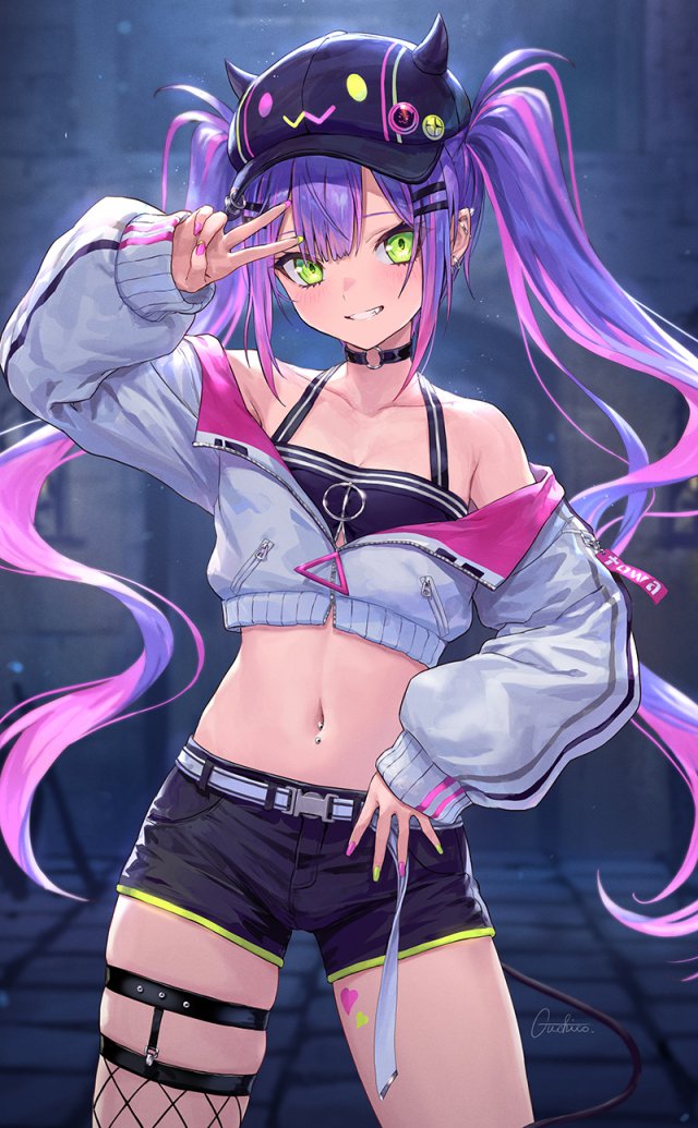 Hentai图片：穿短裤的动漫少女