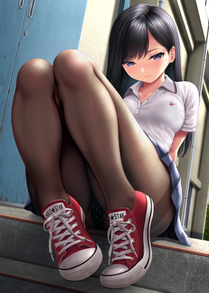 丝袜美腿控：黑丝加布鞋有没有搞头 41P