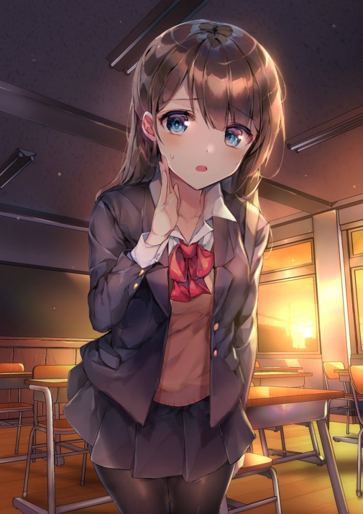 二次元黑丝控 学妹的胖次好看吗 36P