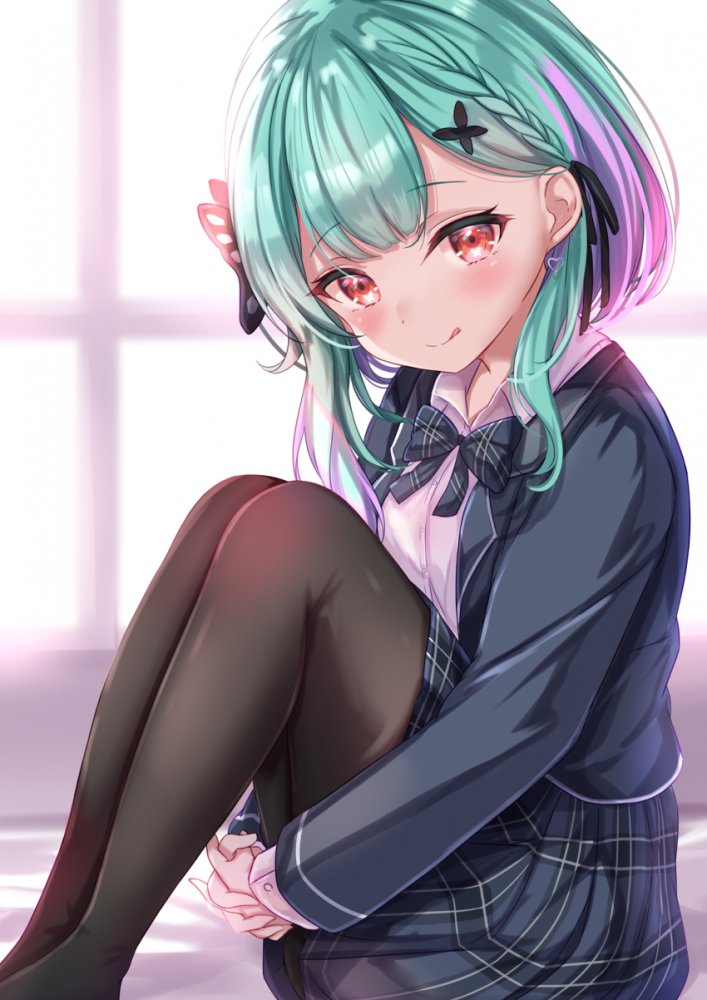 二次元黑丝美腿少女 41P