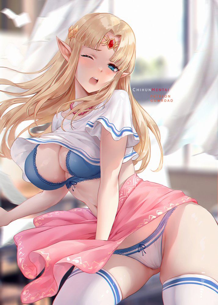 动漫精灵耳美少女图片 40P