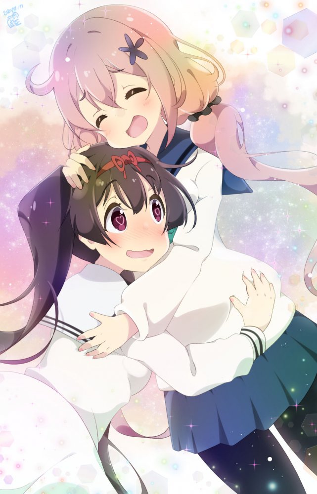 眼睛里面有爱心的二次元妹子 40P