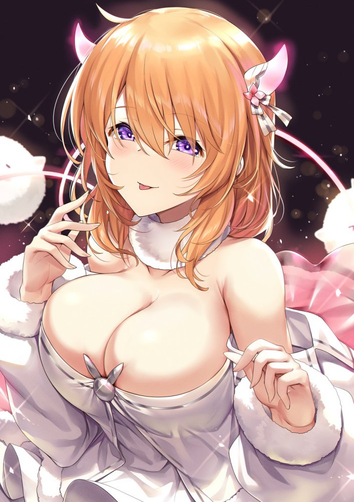 吐着舌头的二次元妹子 37P