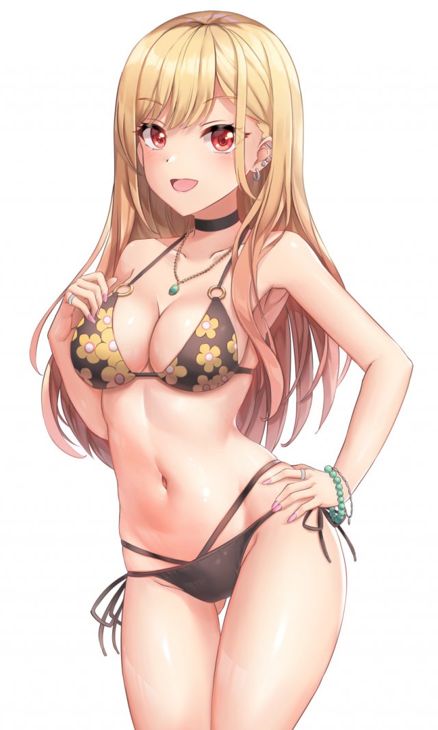 二次元泳装少女图片 40P