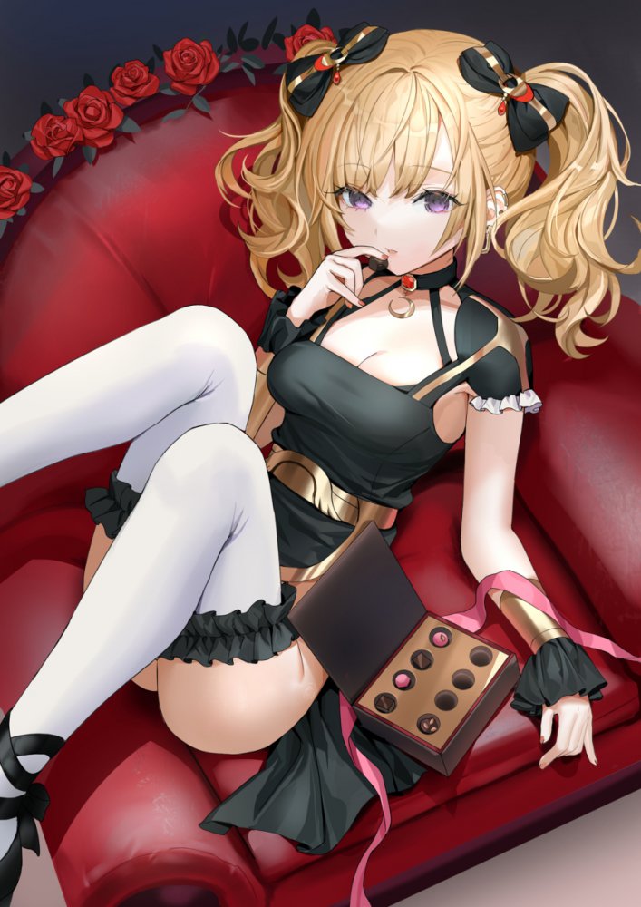 二次元：好看的双马尾少女图片 39P