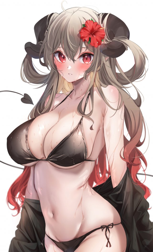 二次元泳装巨乳妹子 40P