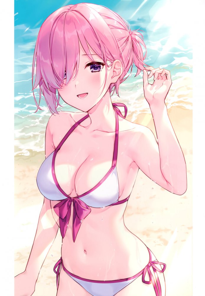 好看的二次元泳装图片 40P