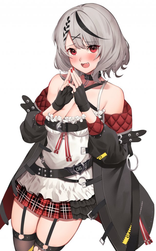 二次元白毛控图片 40P