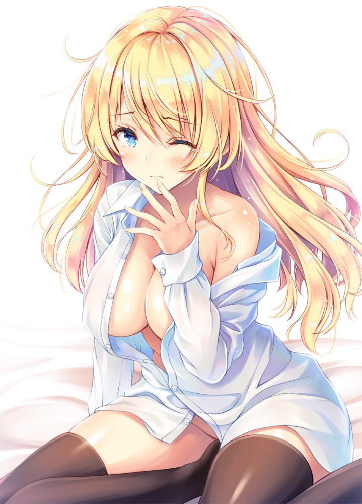 二次元金发美女图 40P