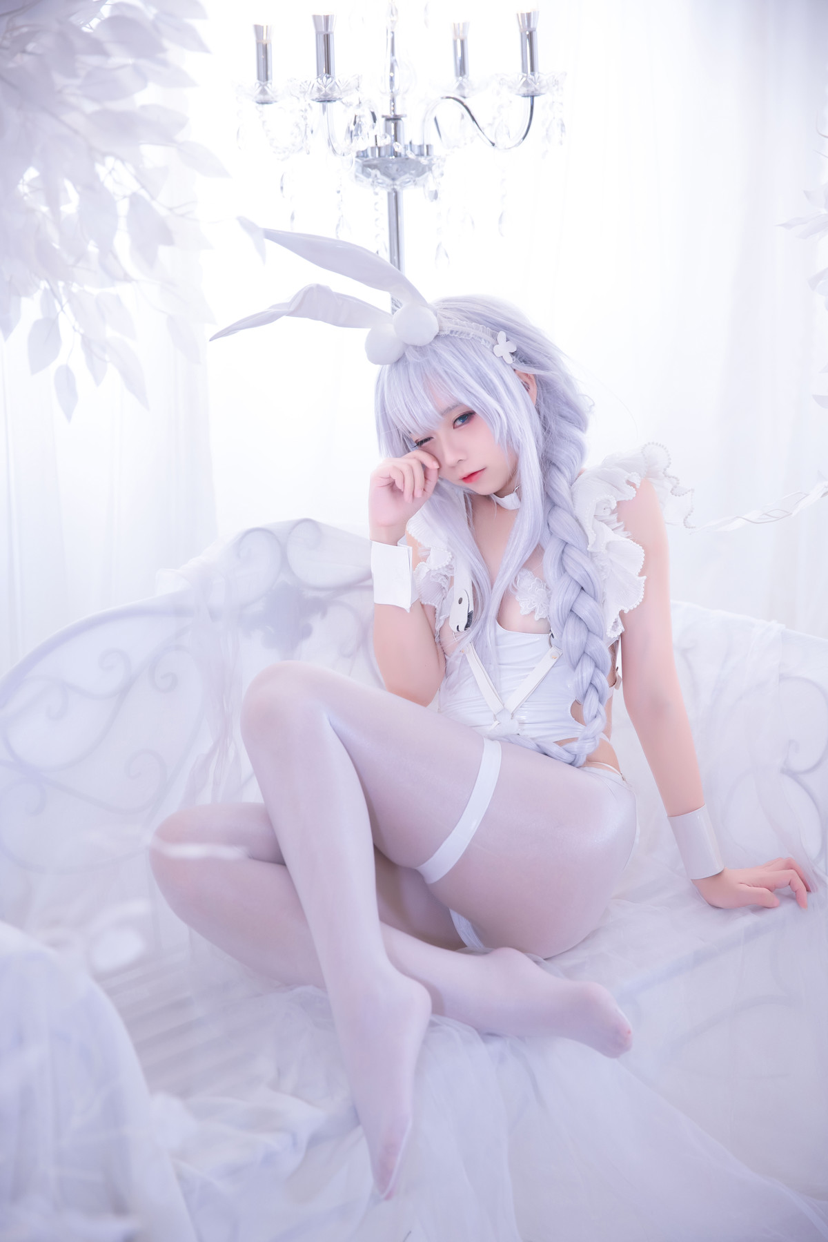 G44不会受伤：碧蓝航线 恶毒皮肤 懒懒的白兔 25P