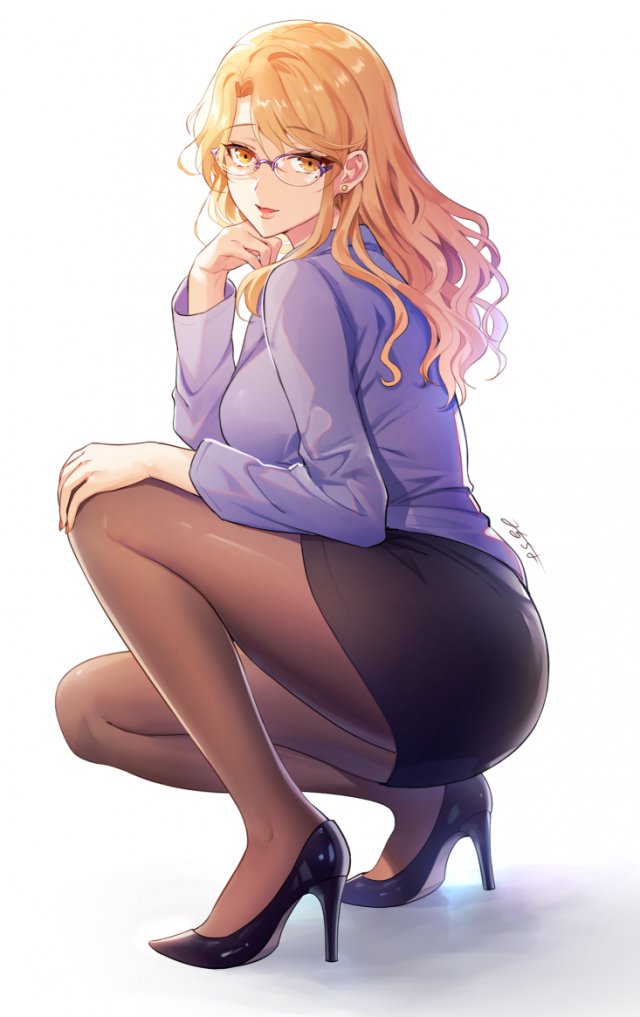 动漫二次元眼镜娘图片 40P