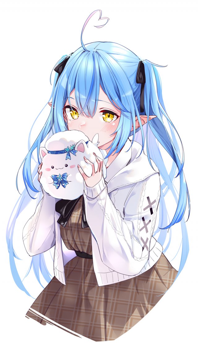 好看的二次元蓝发妹子 40P