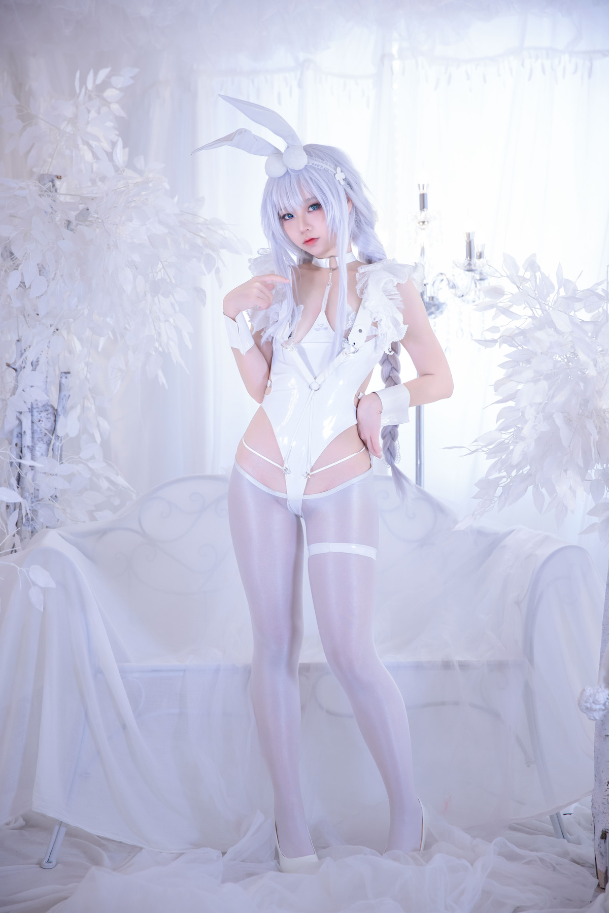 G44不会受伤：碧蓝航线 恶毒皮肤 懒懒的白兔 25P