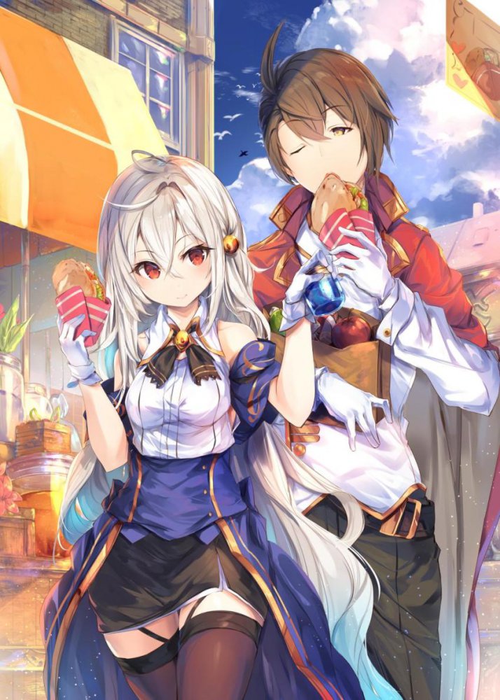 吃东西的可爱二次元女孩 40P