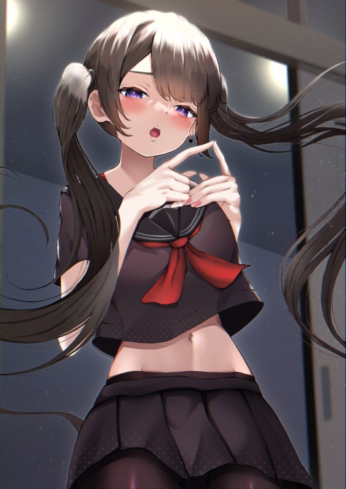 制服控：二次元JK少女图 40P