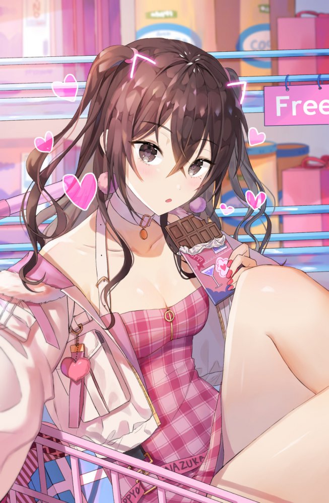 吃东西的动漫美少女 40P