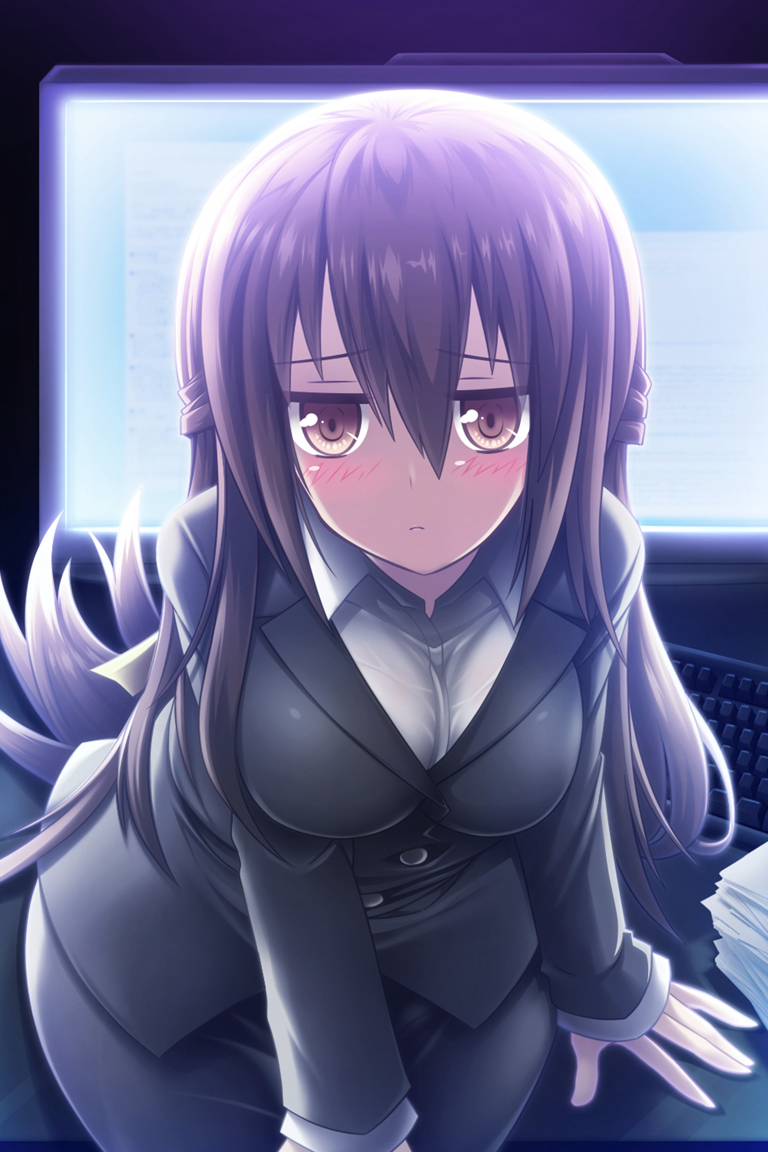 二次元制服OL娘图片 40P