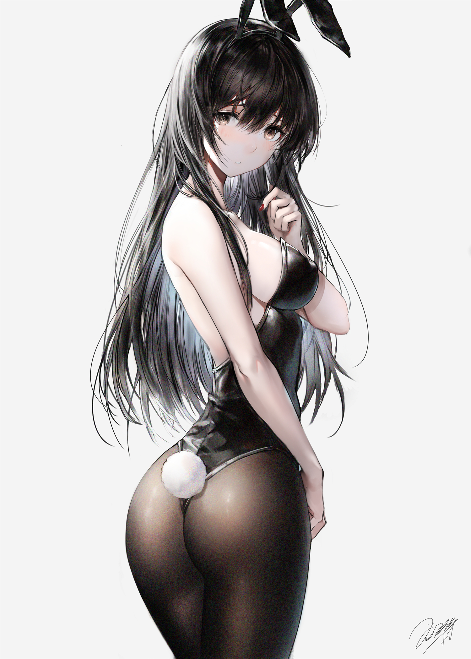 制服向：二次元兔女郎图片 40P