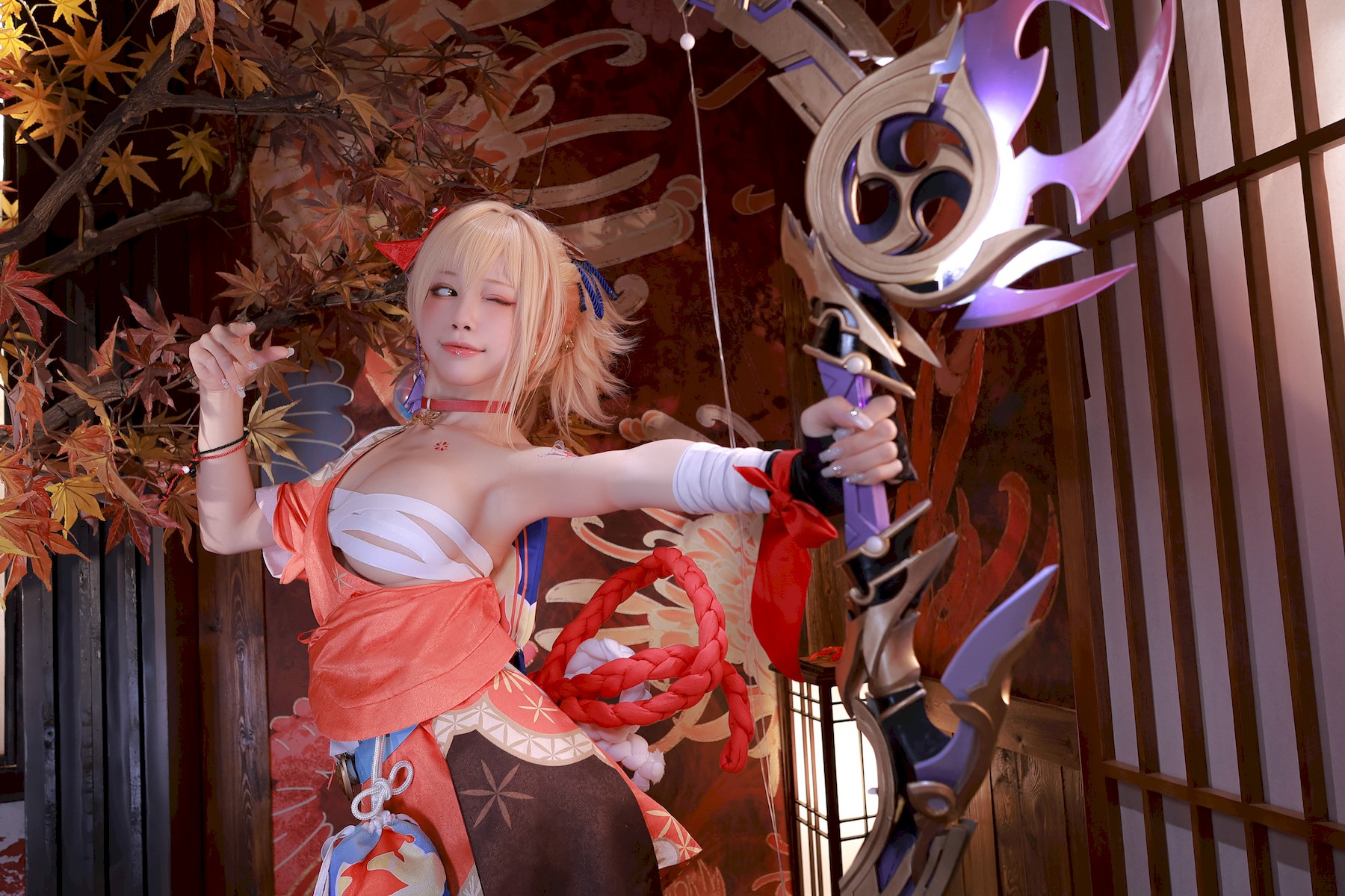 Cosplay：水淼aqua - 宵宫 43P