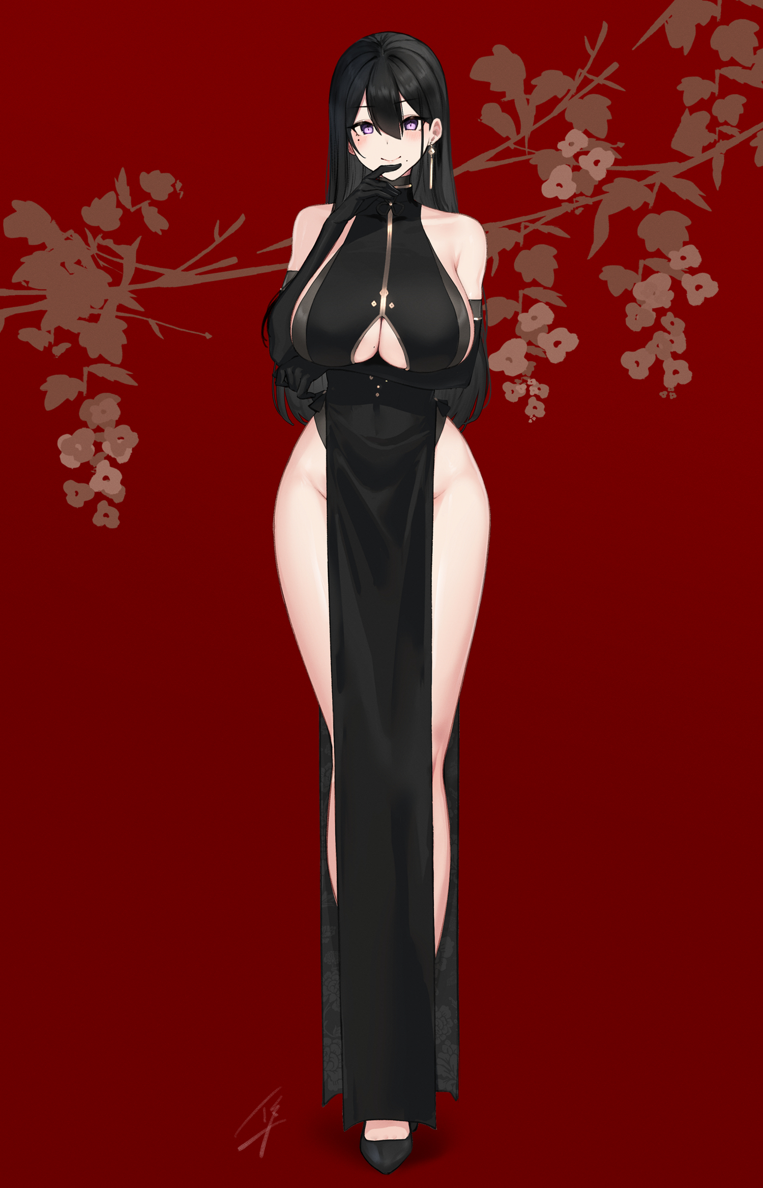 二次元旗袍美少女图片 40P