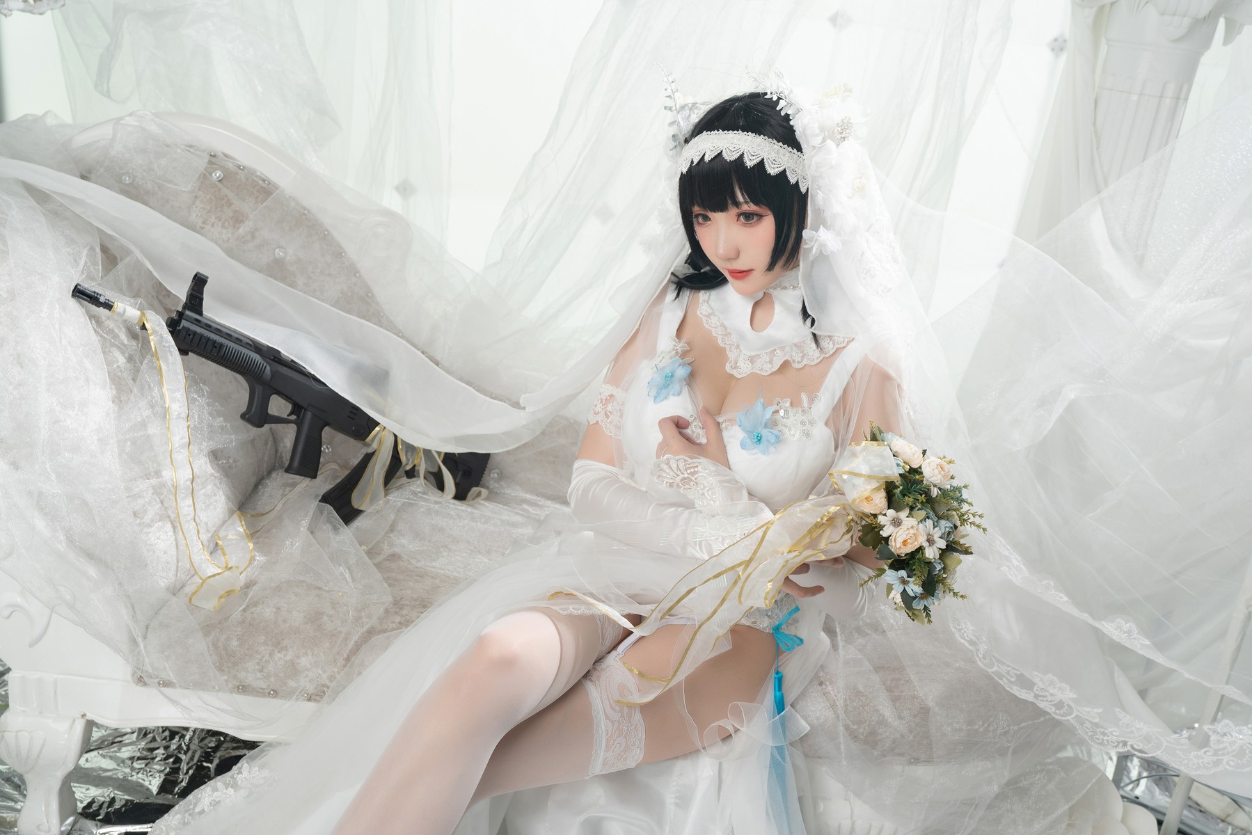 Cosplay：瓜希酱 - 95式花嫁 30P