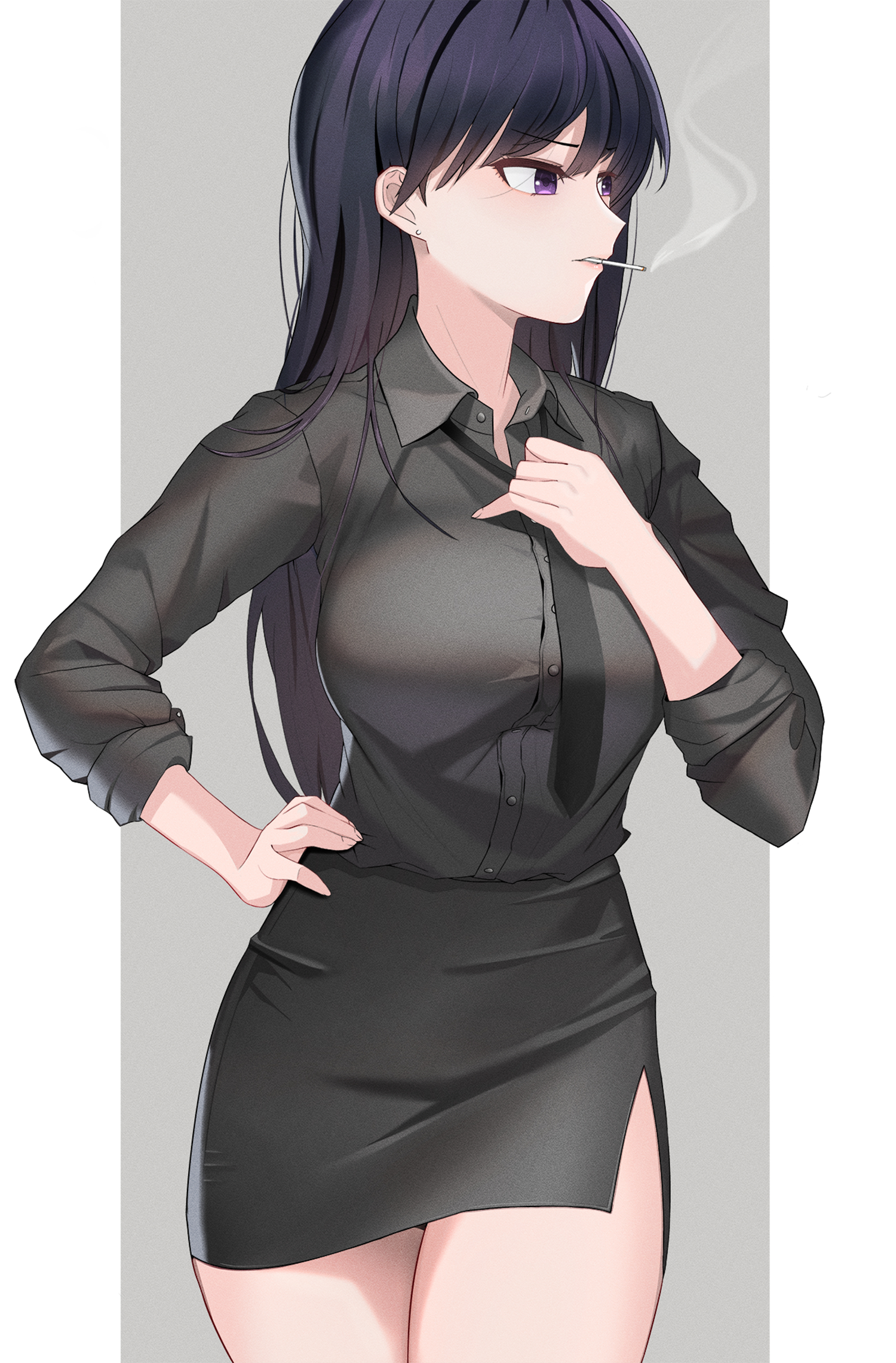 二次元办公室OL制服图片 33P