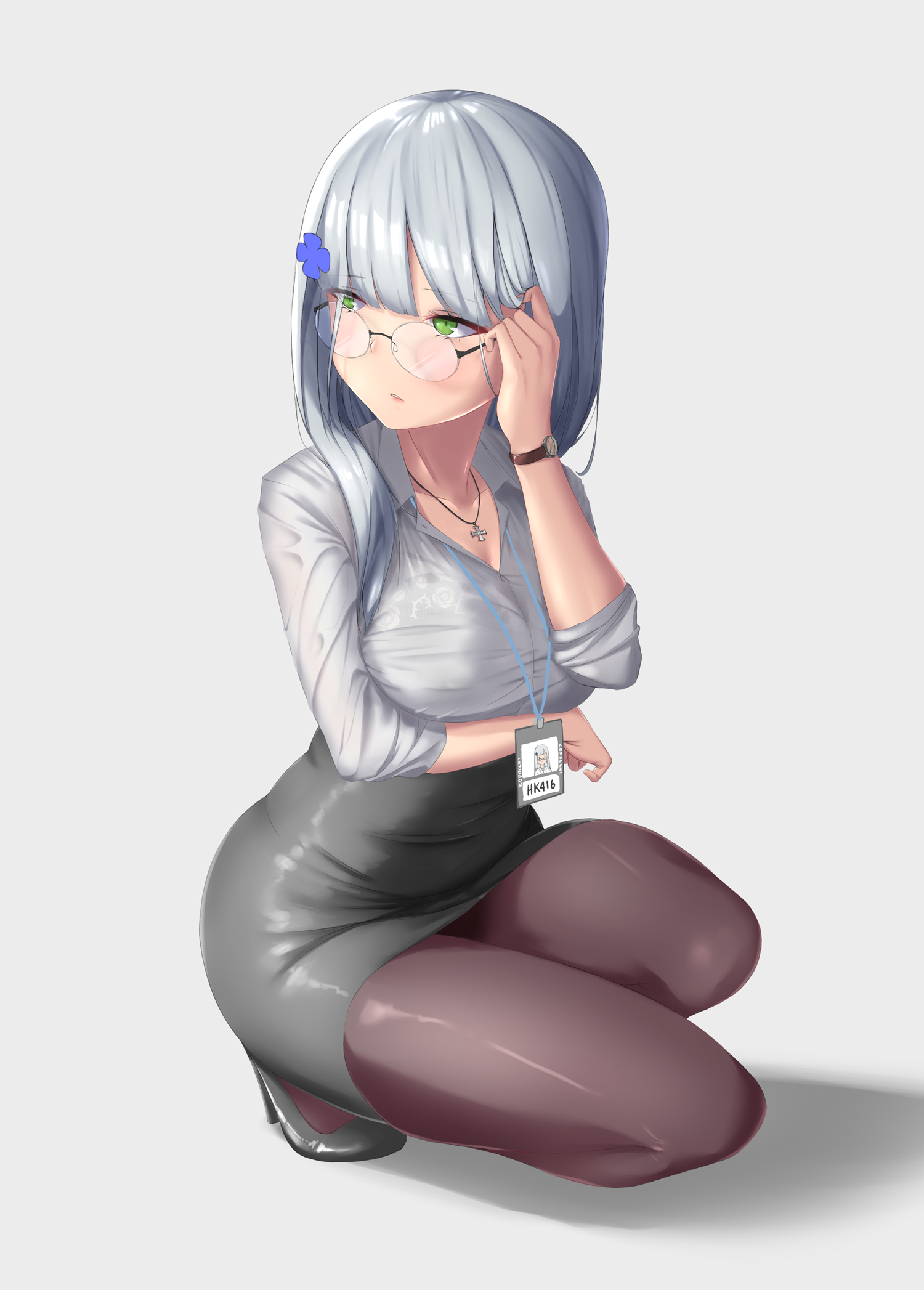 二次元办公室OL制服图片 33P