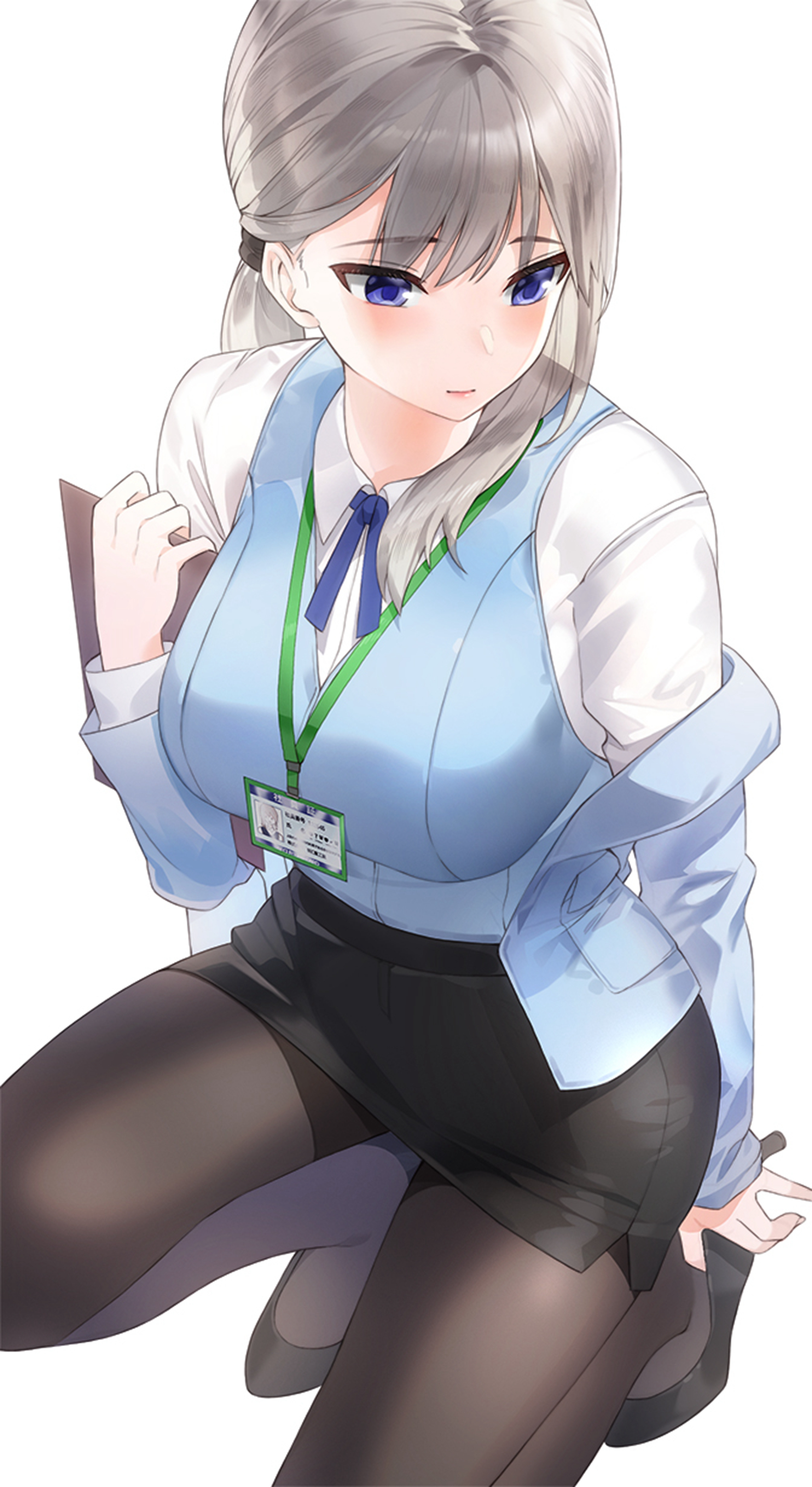 二次元办公室OL制服图片 33P