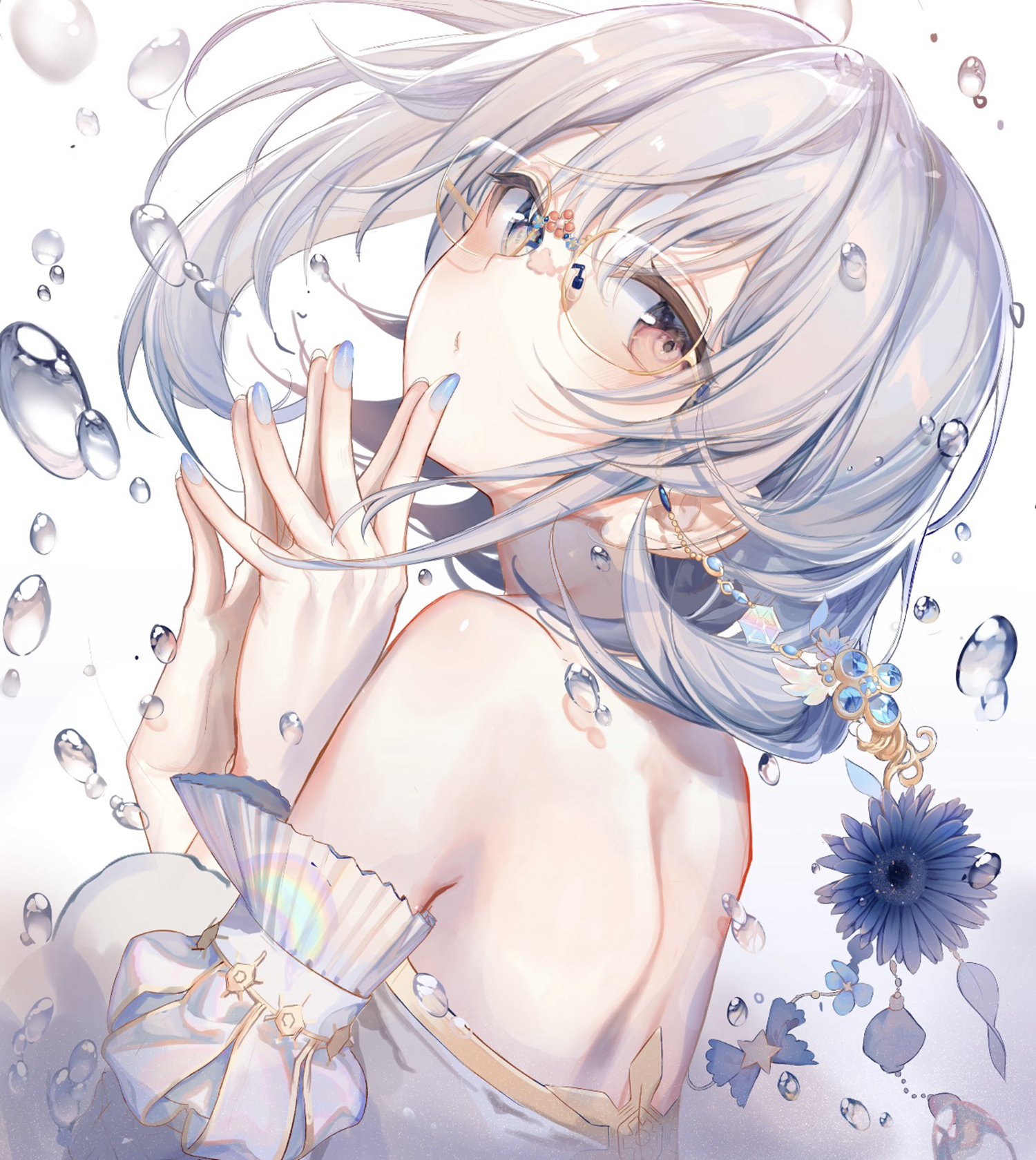 二次元高清美少女后背壁纸 40P