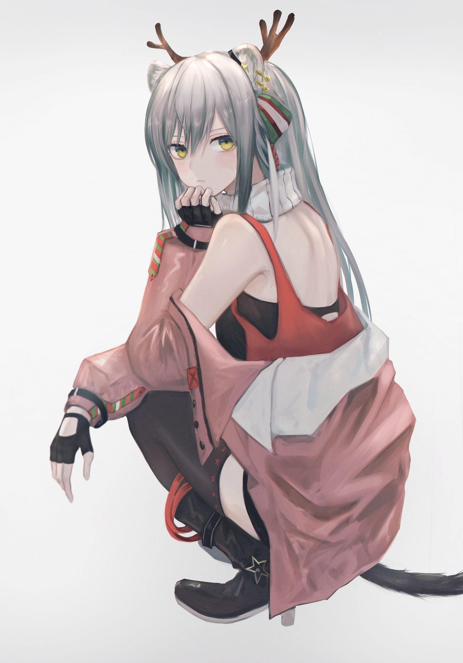 二次元高清美少女后背壁纸 40P