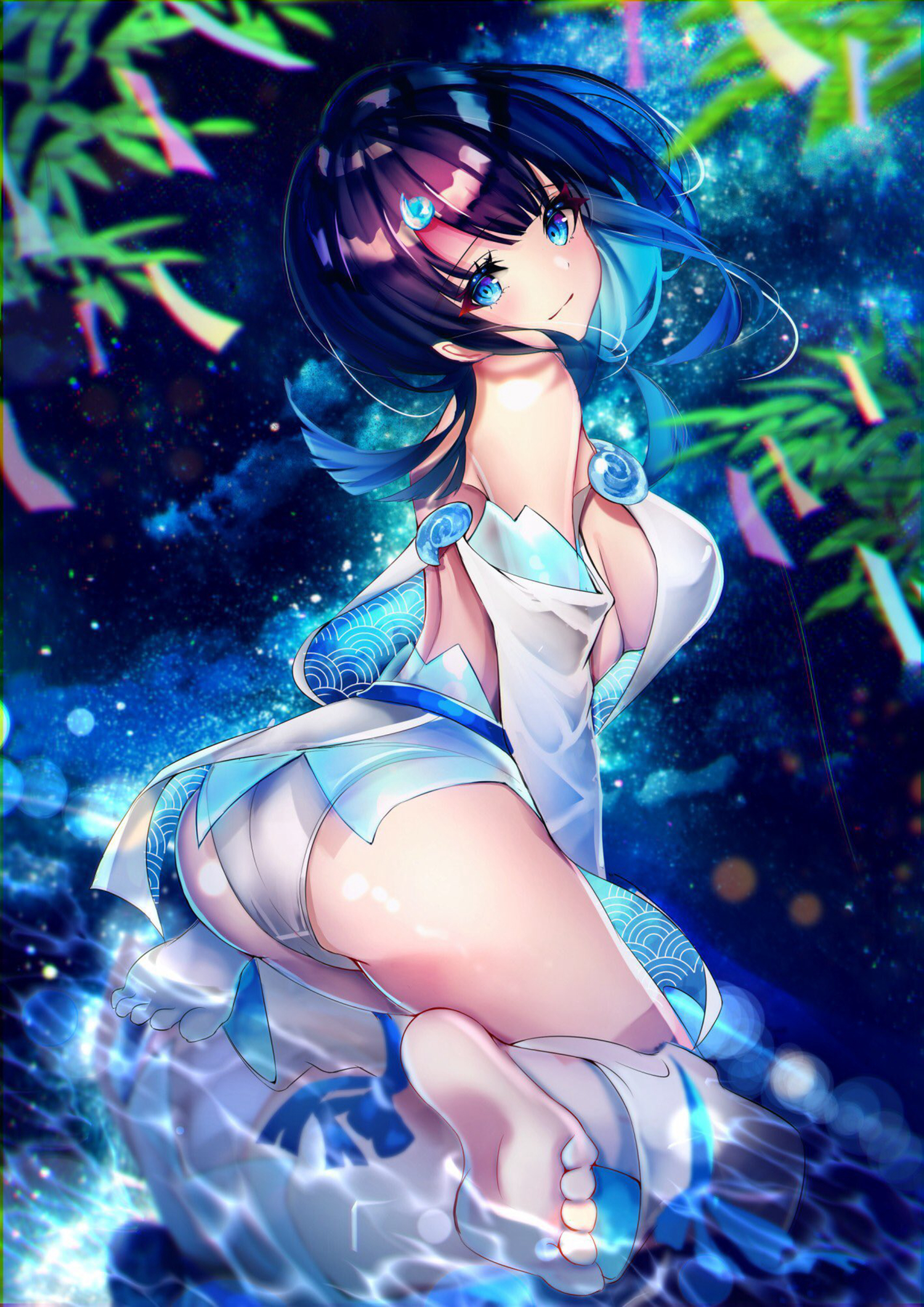 二次元制服旗袍美少女图片 40P