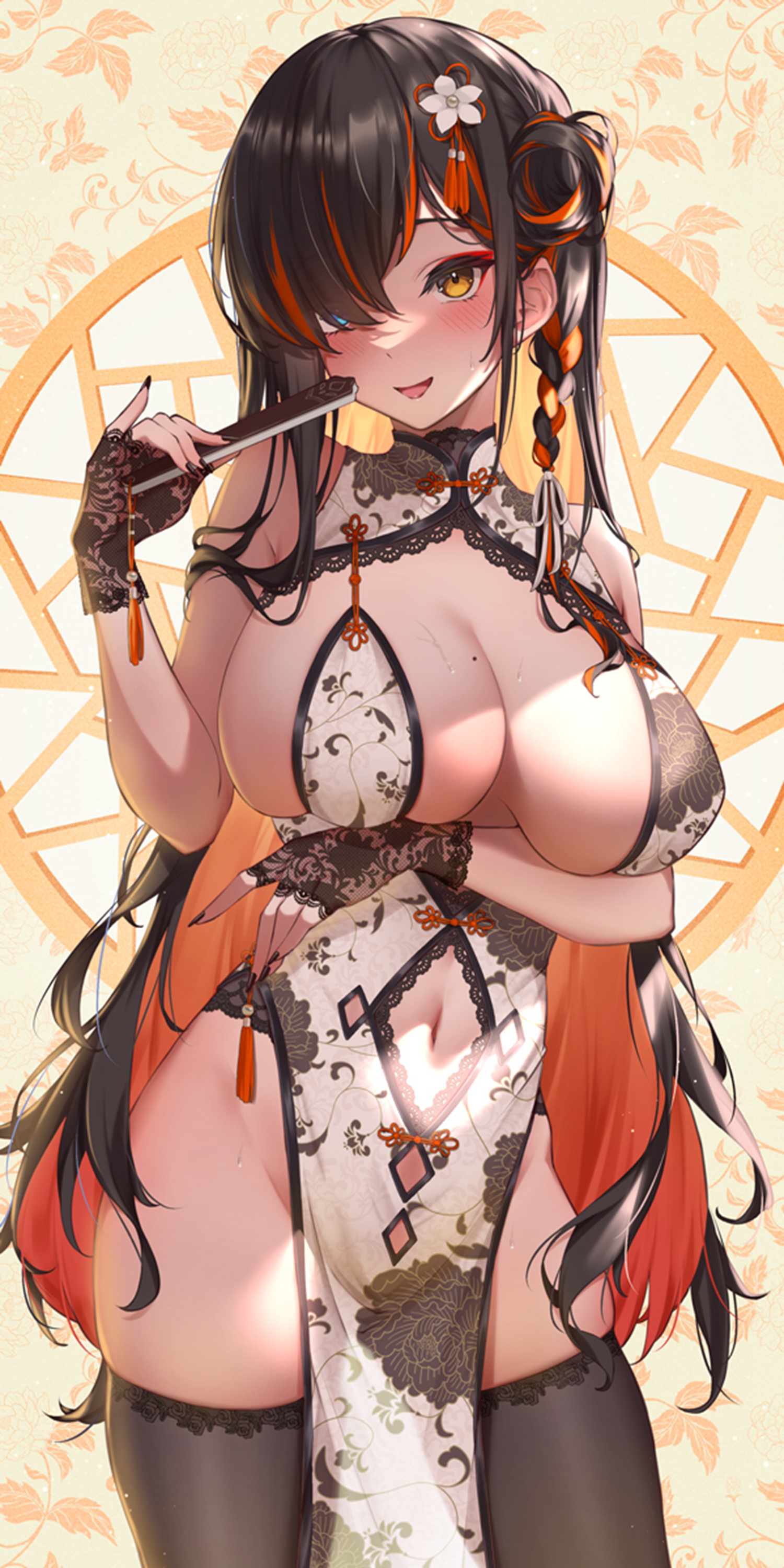 二次元福利旗袍娘高清图片 40P