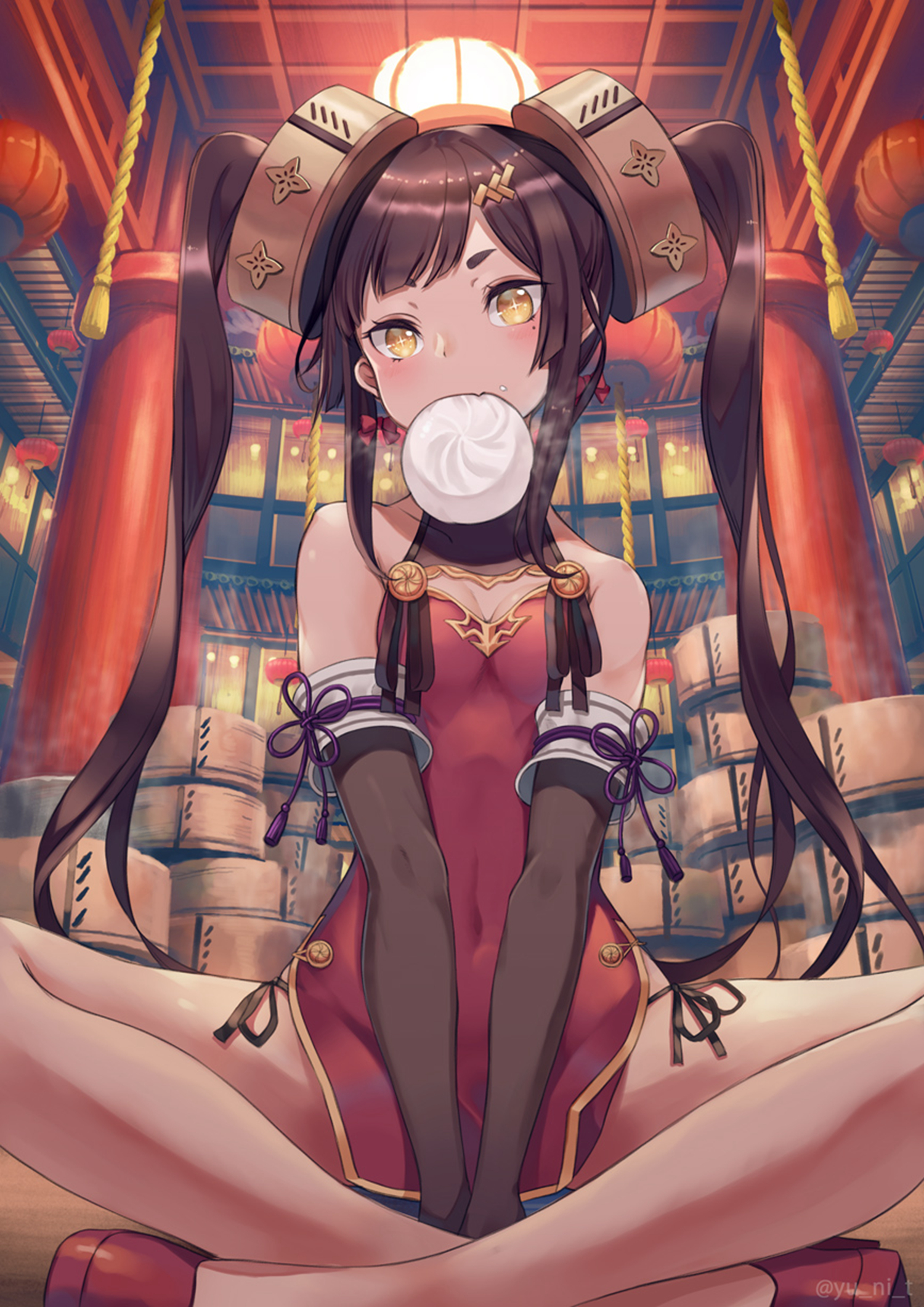 二次元福利旗袍娘高清图片 40P