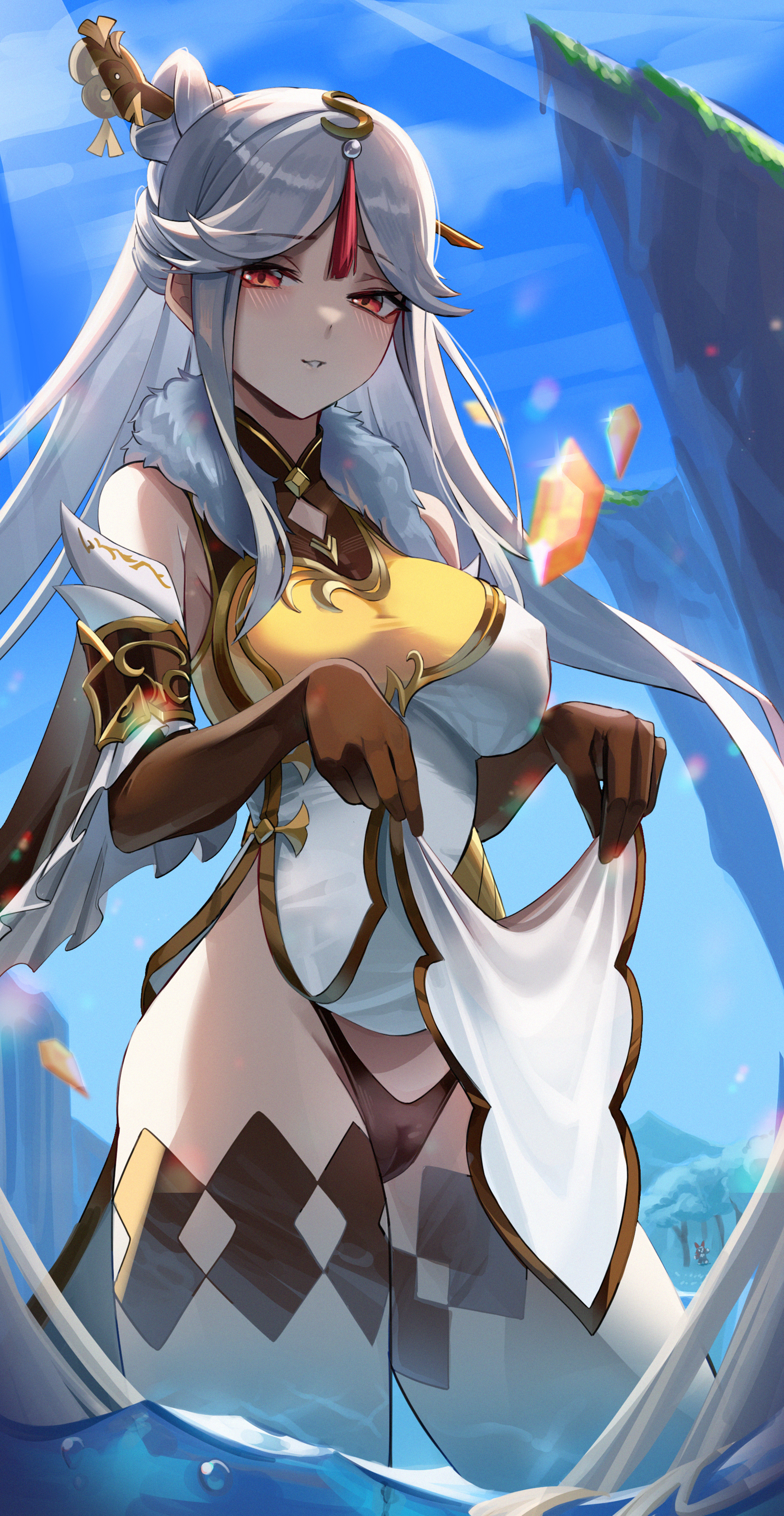 二次元福利旗袍娘高清图片 40P