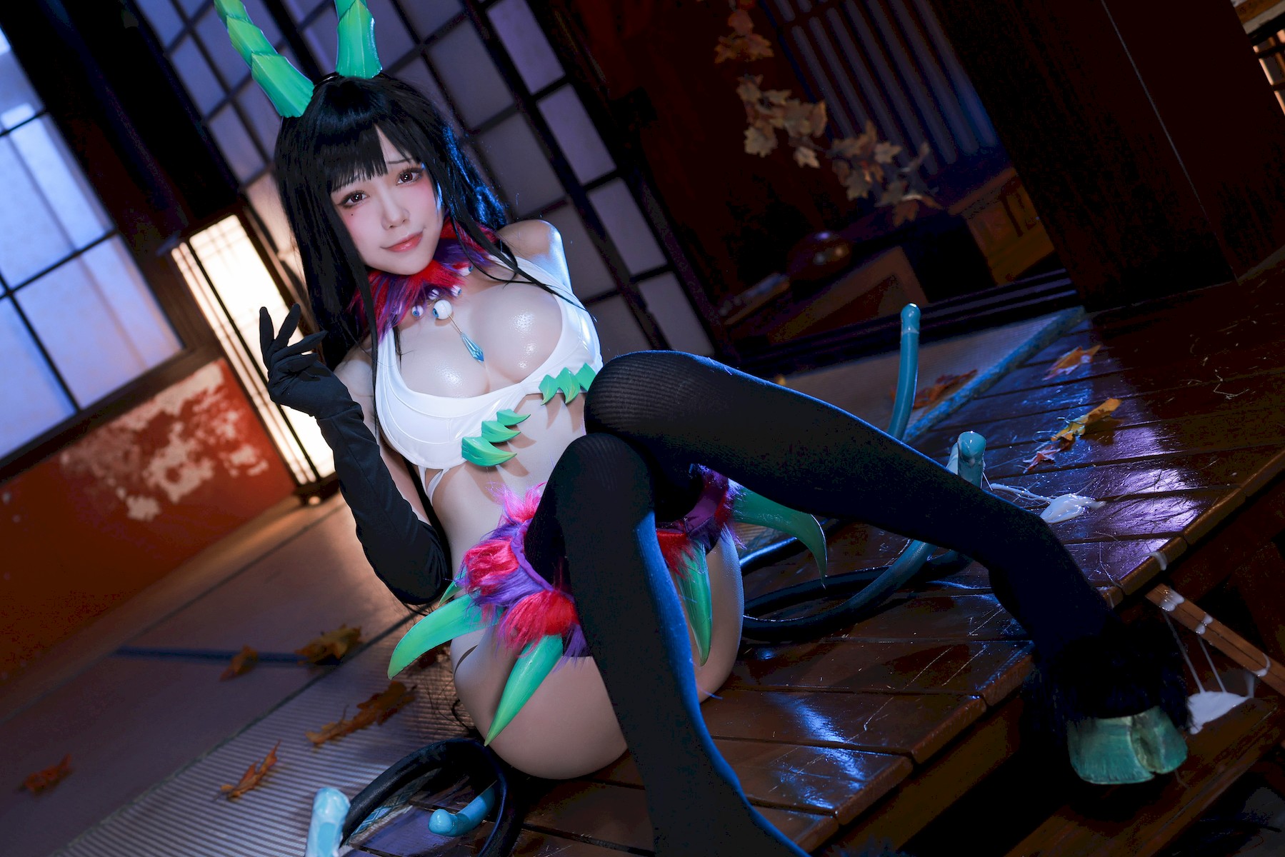 Cosplay：水淼aqua 千夜姐姐 61P