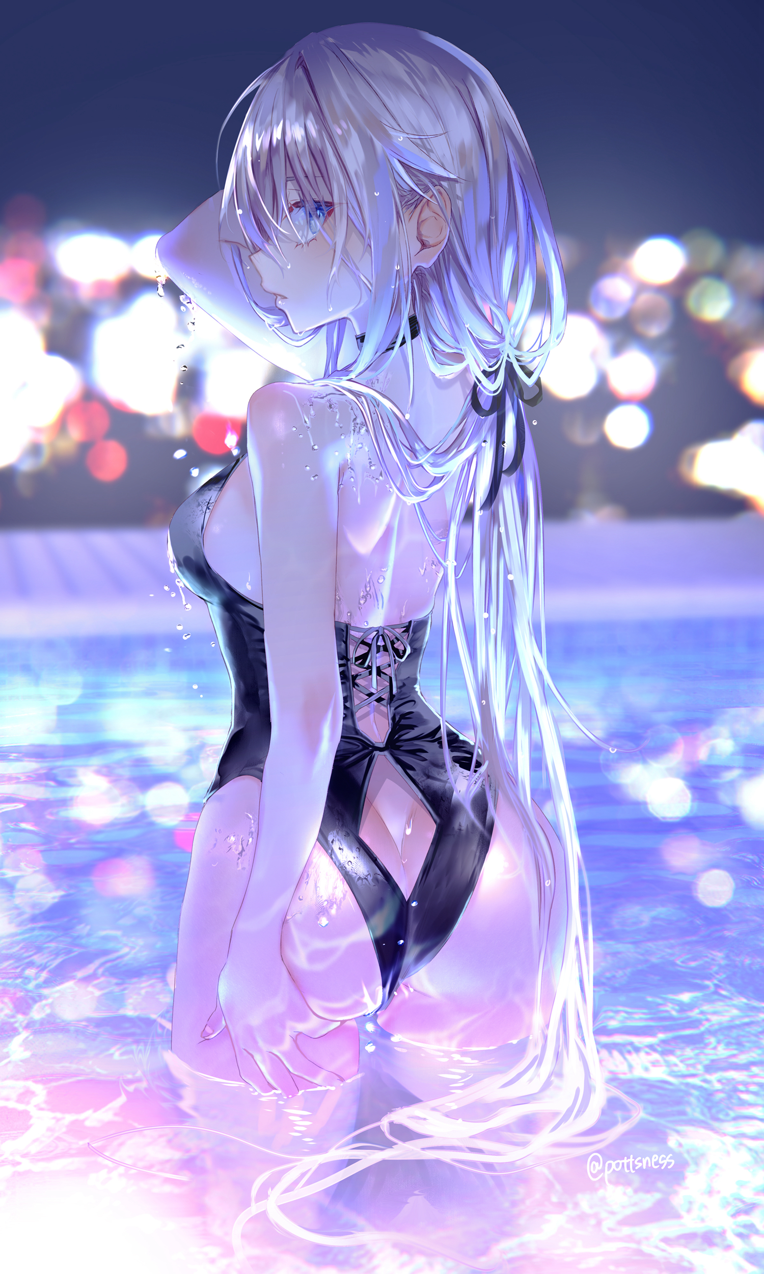 动漫二次元高清美臀向少女壁纸 40P