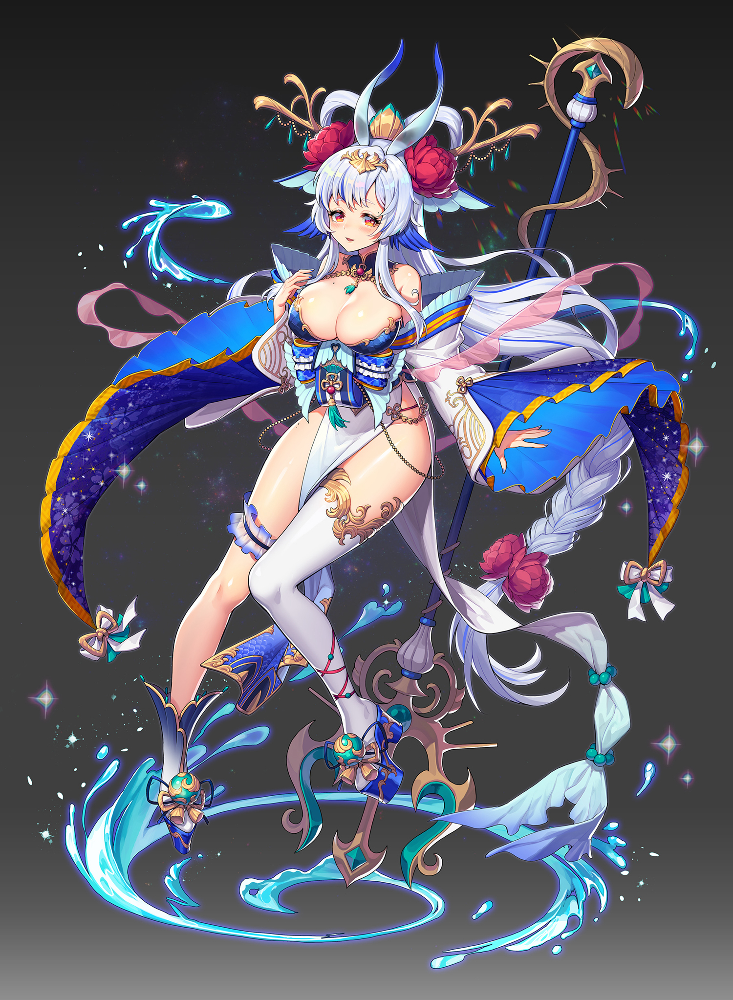 二次元制服旗袍美少女图片 40P