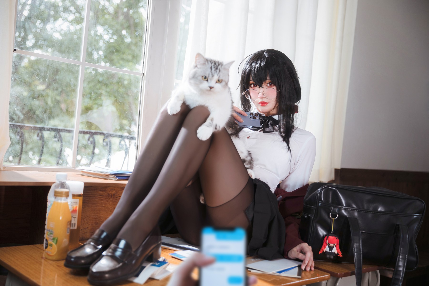 Cosplay：瓜希酱 大凤JK 30P