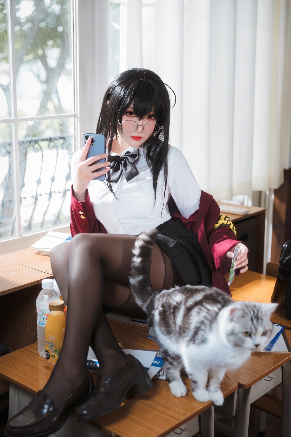 Cosplay：瓜希酱 大凤JK 30P