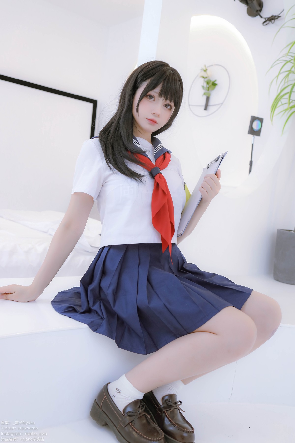 Cosplay：Nyako喵子 风纪委员 85P