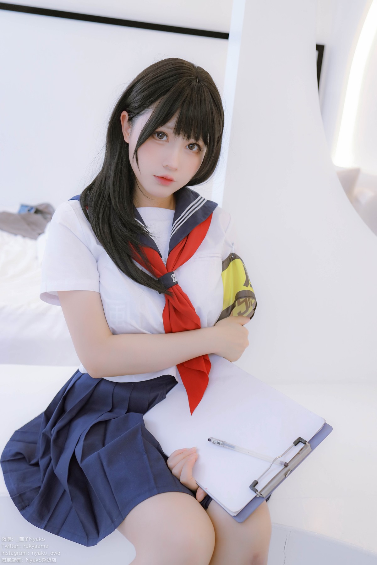 Cosplay：Nyako喵子 风纪委员 85P