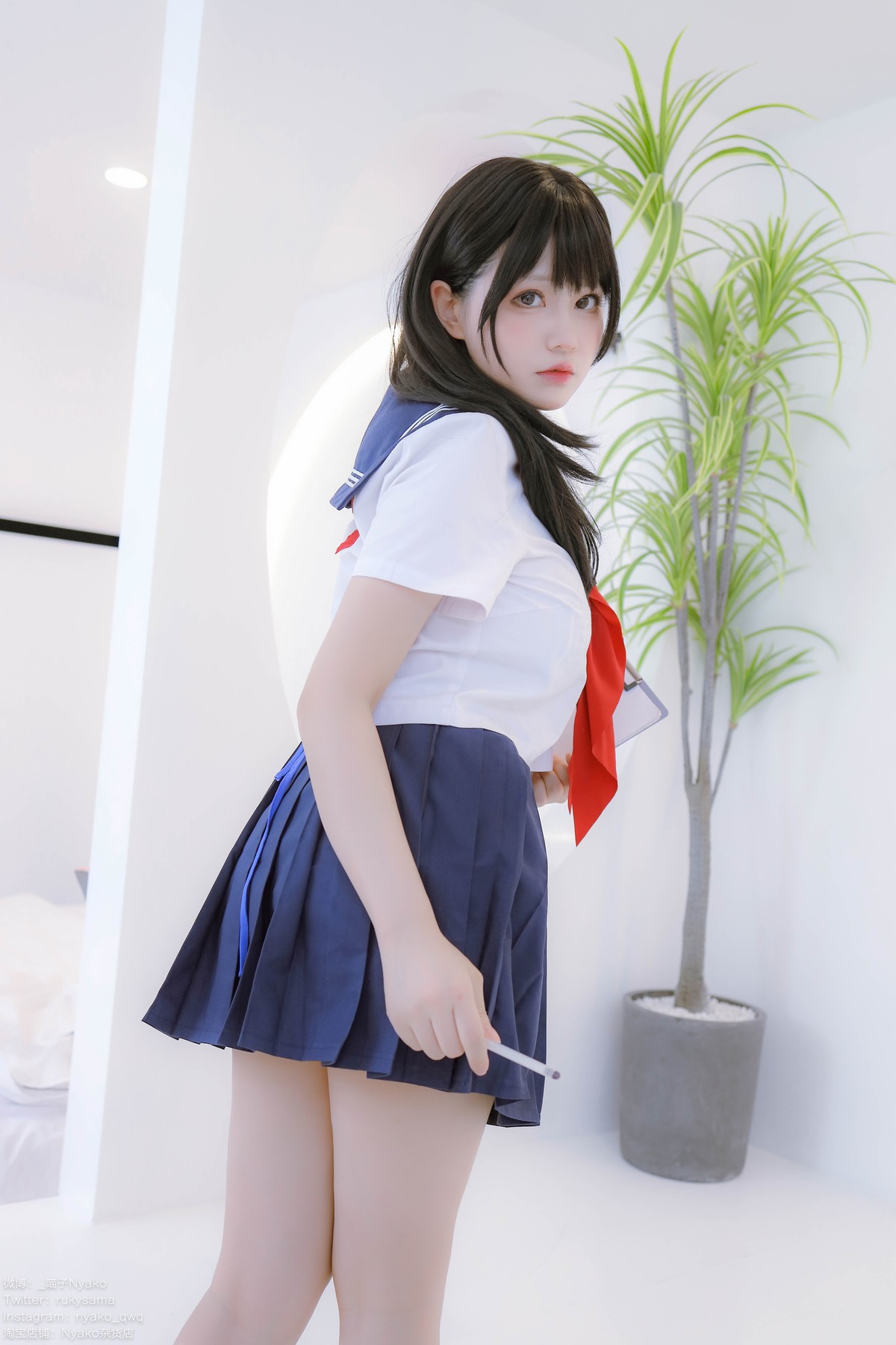 Cosplay：Nyako喵子 风纪委员 85P