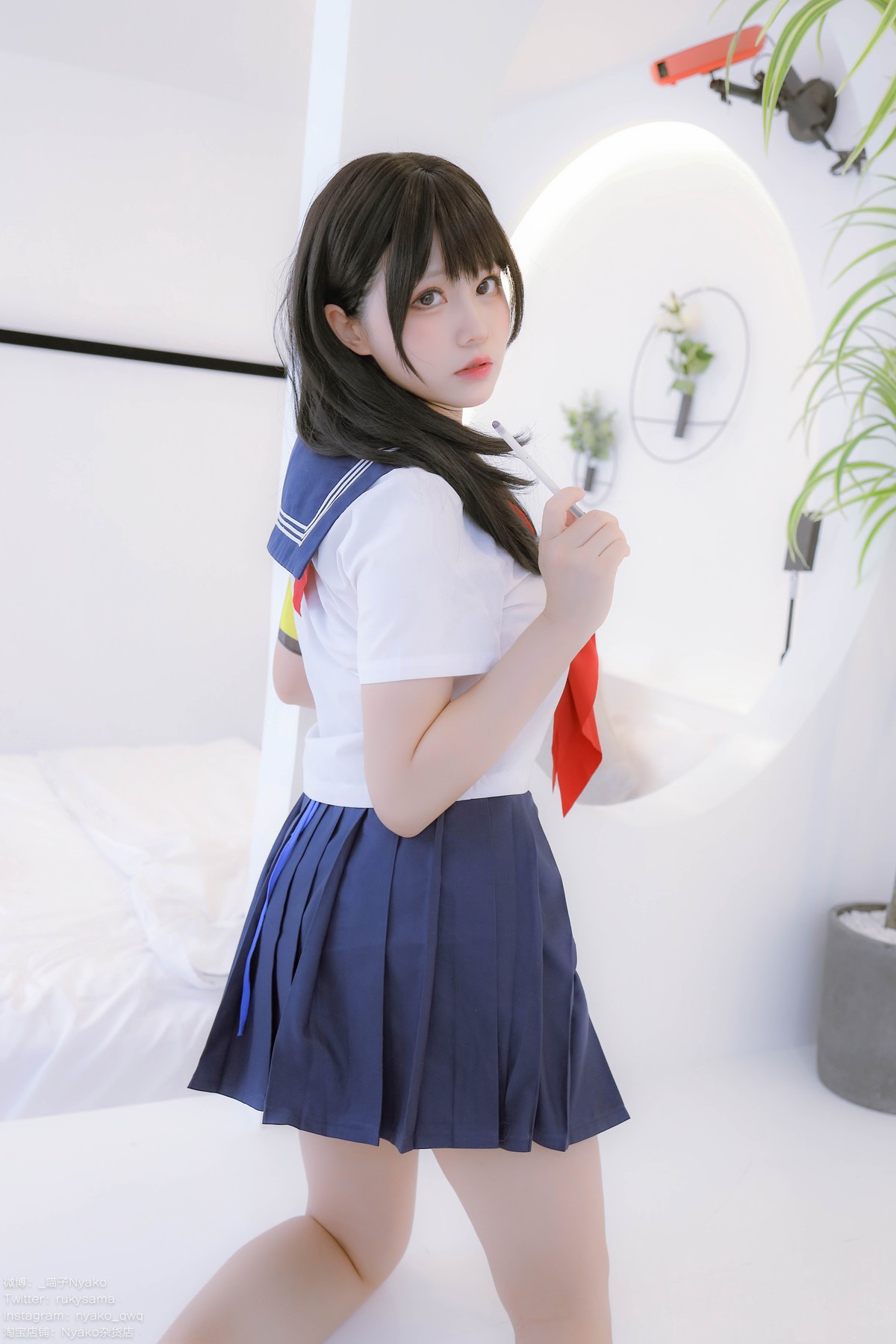 Cosplay：Nyako喵子 风纪委员 85P