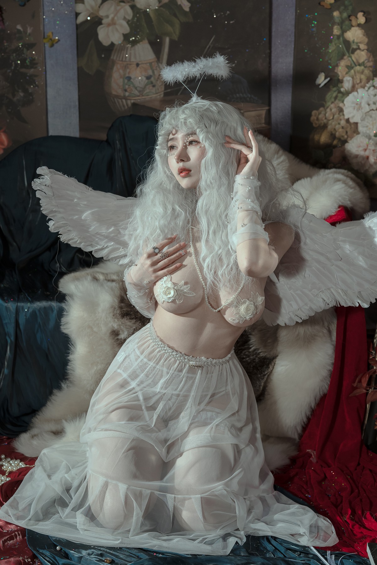 Cosplay：云溪溪 天使 50P