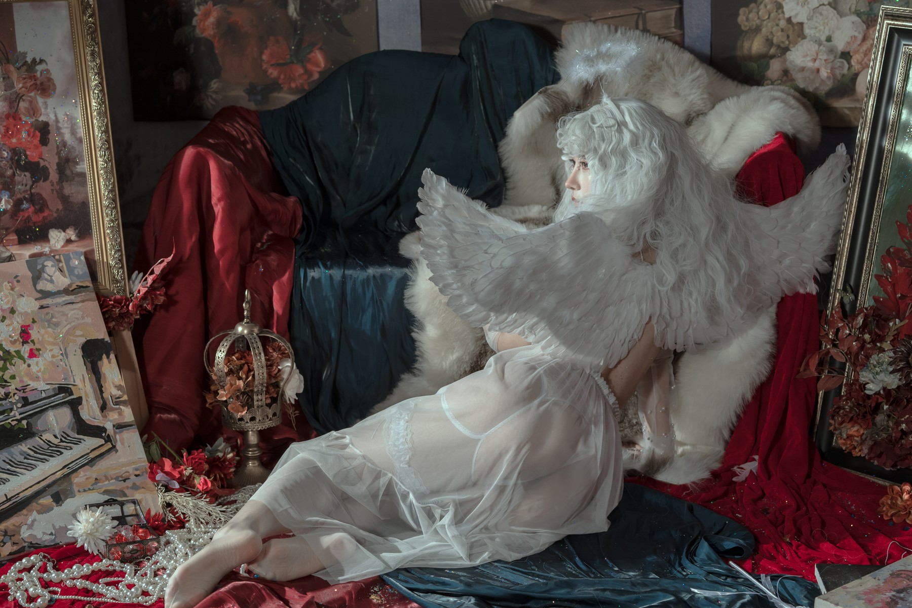 Cosplay：云溪溪 天使 50P