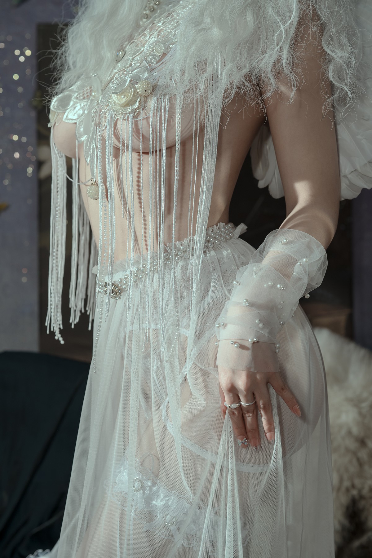 Cosplay：云溪溪 天使 50P