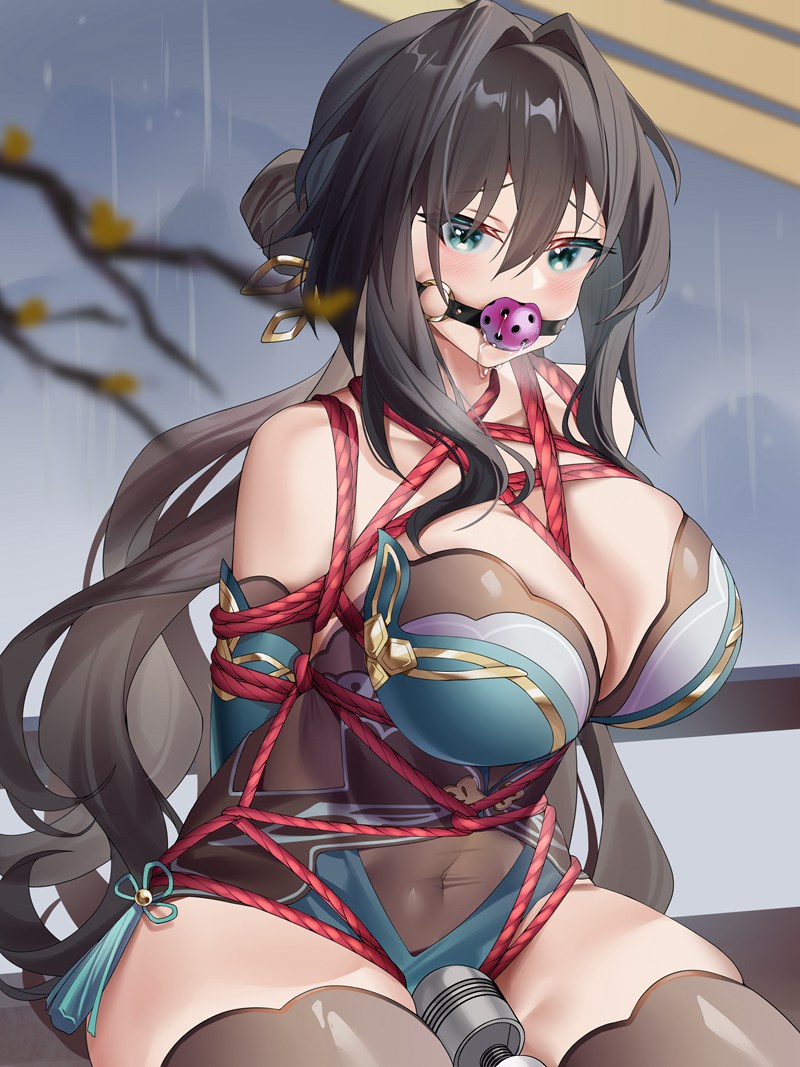 【禁忌美学】二次元绳艺图鉴Vol.2丨40张调教×紧缚艺术｜高清束缚原画资源包