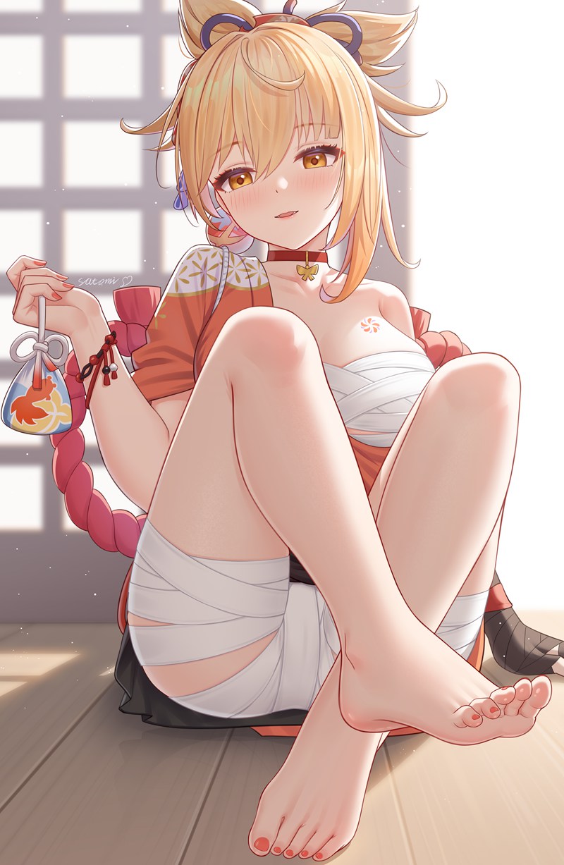 【ACG壁纸】二次元足控特辑Vol.7|40张裸足×美足暴击|足弓×足尖×无垢美学|超清永久资源库