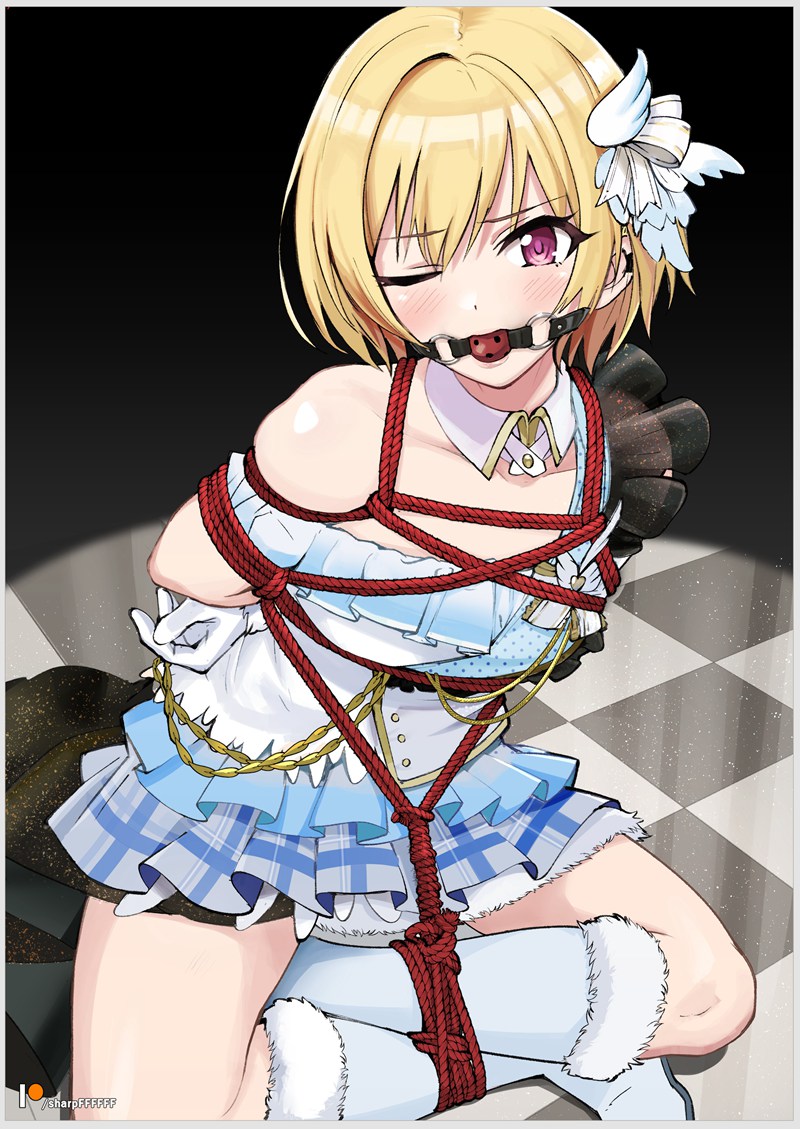 二次元绳艺图鉴Vol.13|40张绳艺紧缚图|绳结×捆绑×超清图包