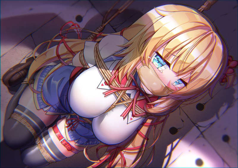 二次元绳艺图鉴Vol.15|43张二次元绳艺图|口塞×紧缚×超清图包